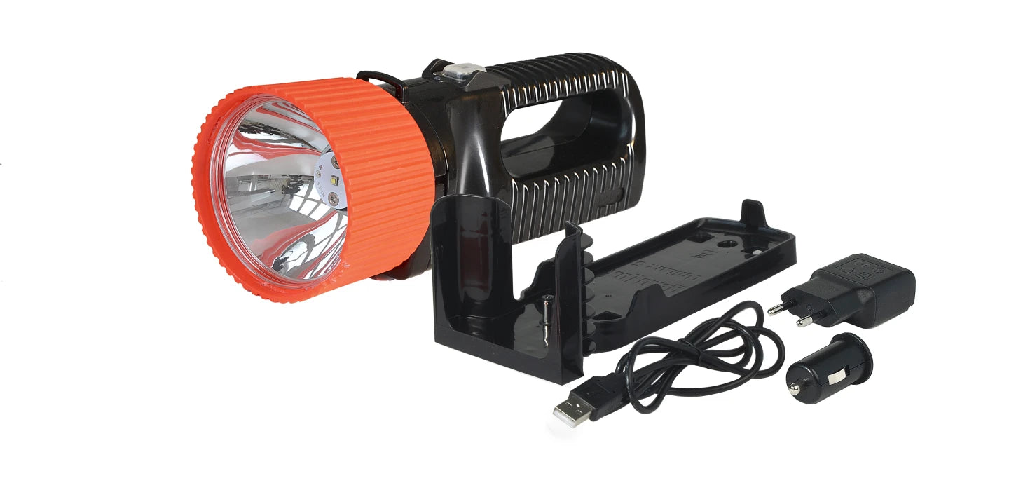 Acculux Rechargeable Handlantern LED 110-240V, 12/24V type Unilux 7