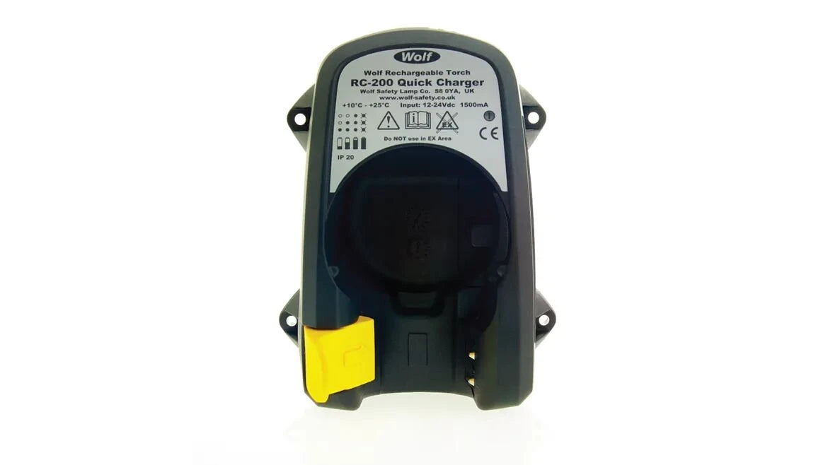 792271 | NE-102271 - Wolflite Holder/Charger RC-200H 100-254V AC, for Torch R-30, R-50 & R-55