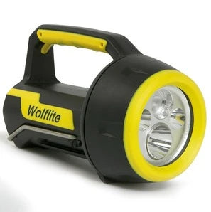 Wolflite Rechargeable LED Handlamp XT-50 with shoulder strap, Battery Lithium-Ion including "ATEX II 2 G Ex ib IIC T4 Gb" (Zones 1 & 2)