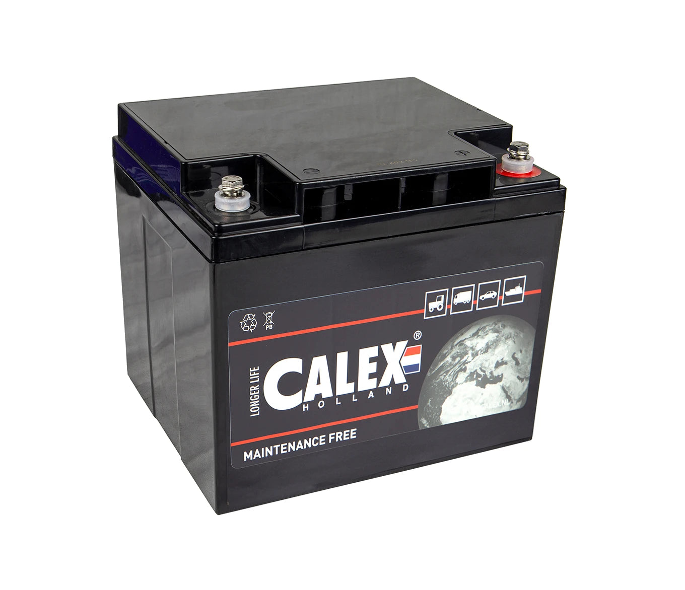AGM Battery maintenance-free 12V 51.2AH 198x166x169mm Terminal M6, type DC12-50