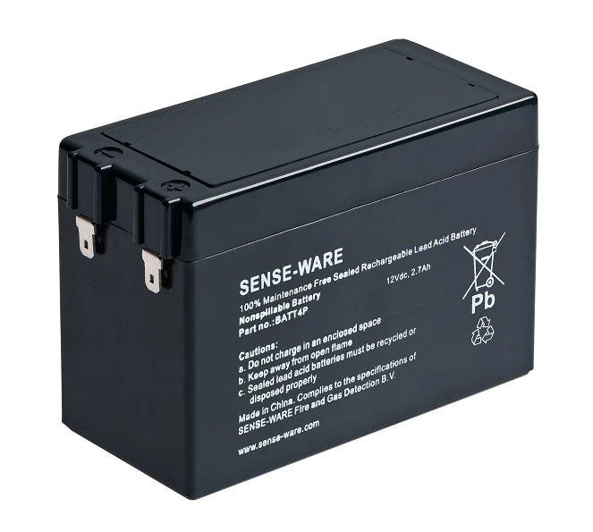 Sealed Lead-acid Battery 12 volt 2.7 Ah BATT4P, 103x46x70mm