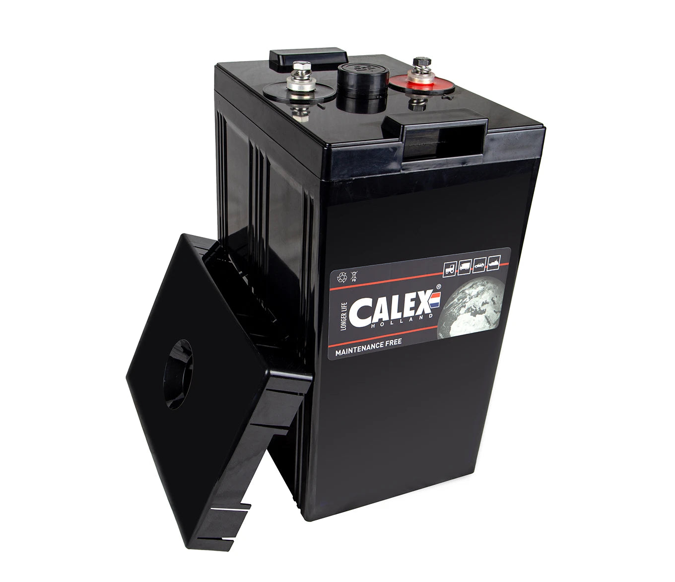 Sealed Marine VRLA AGM Lead-acid Battery 2V 500Ah with Terminal B6 (M8), 242x175x330/350mm