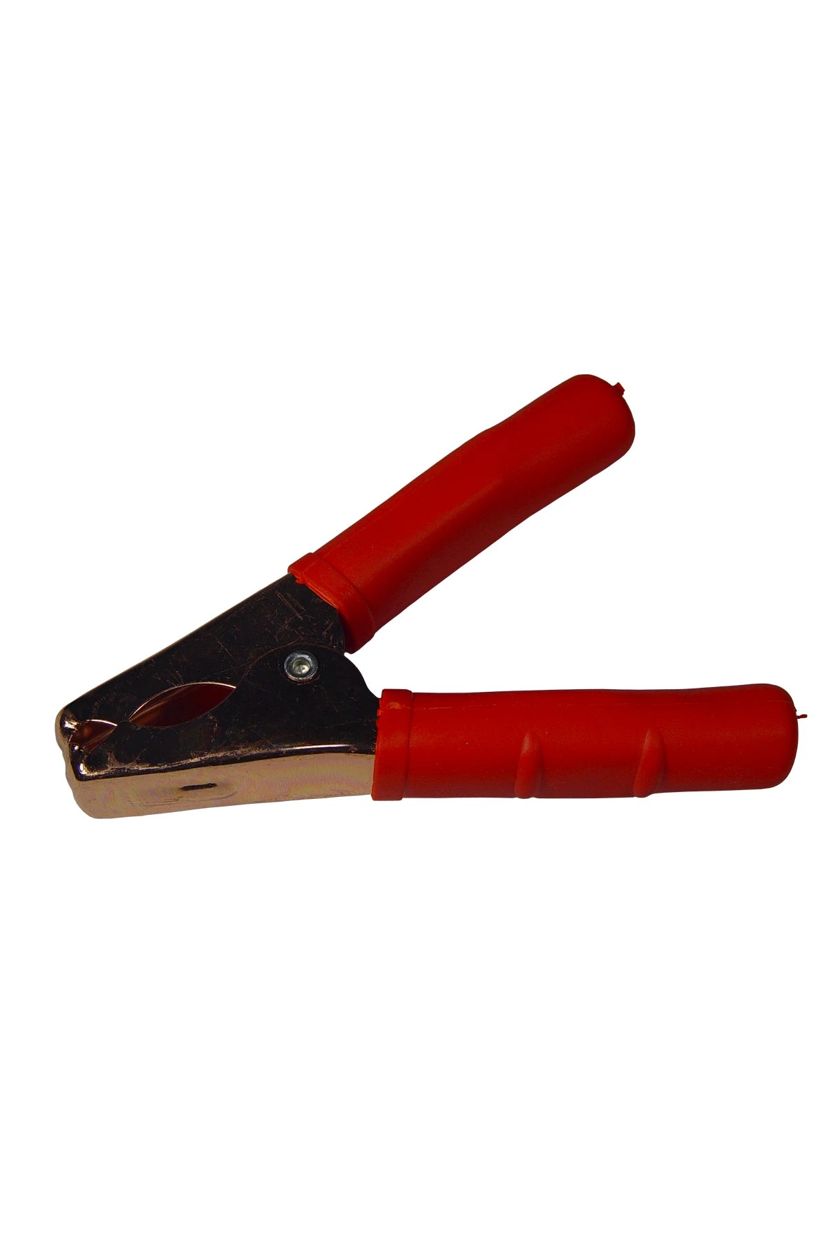 Insulated battery clip 60A 140mm red