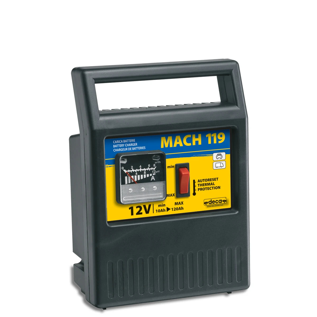 792652 | NE-102652 - Deca Battery charger 230V 50/60Hz 9A 12V, Type: MACH 119