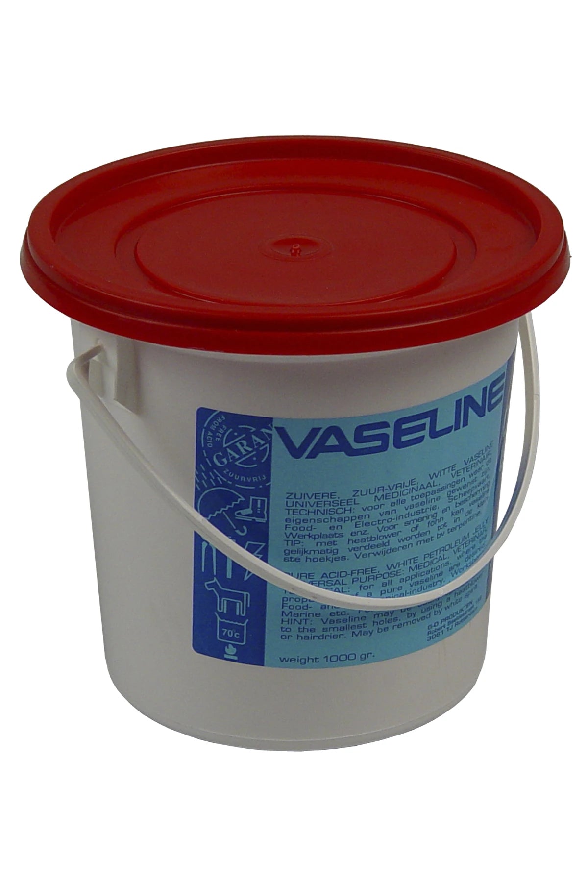Vaseline in 1kgs tins acid free