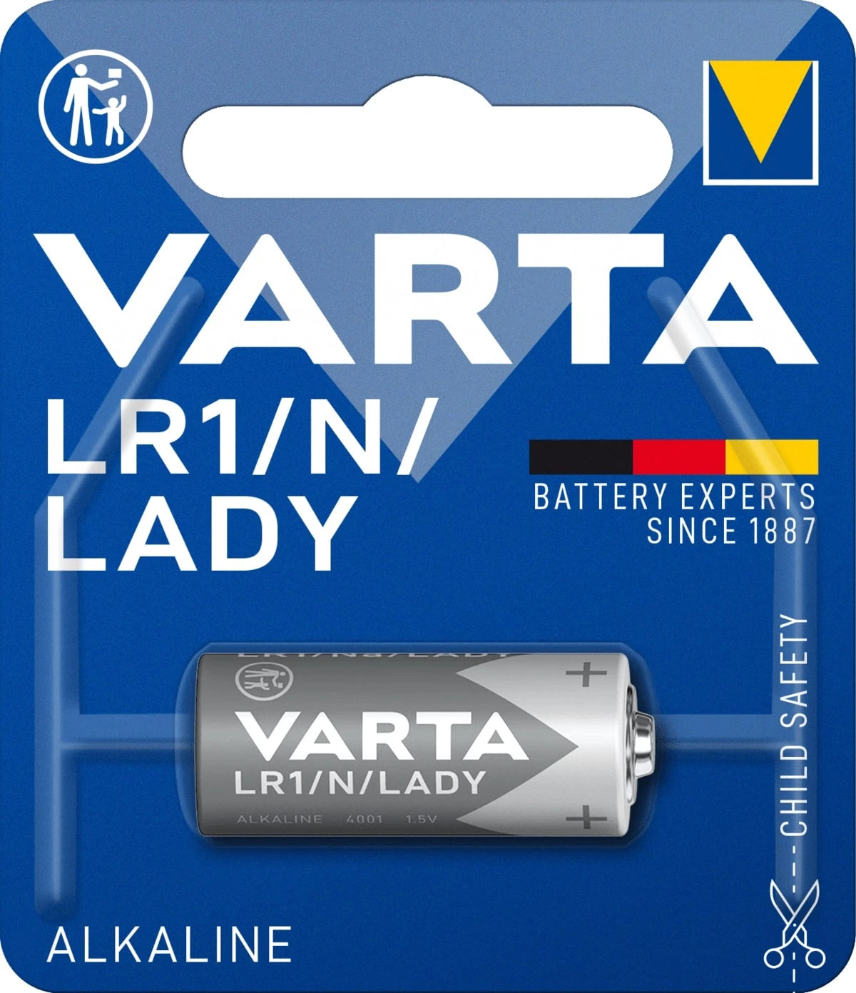 Varta LongLife Alkaline Lady Penlite N/LR1 1,5V, on blister