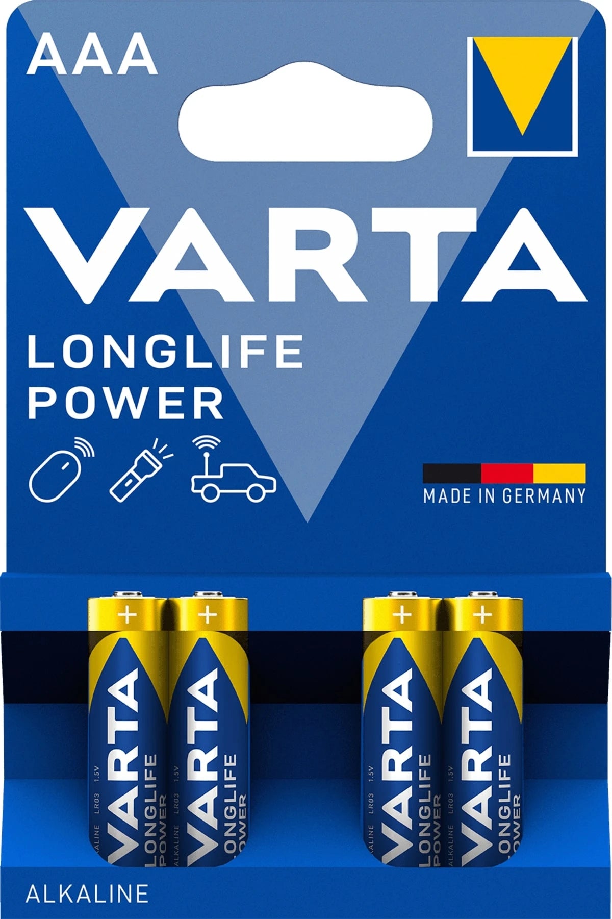 Varta High Energy Alkaline AAA LR03 1,5V, on blister 4pcs