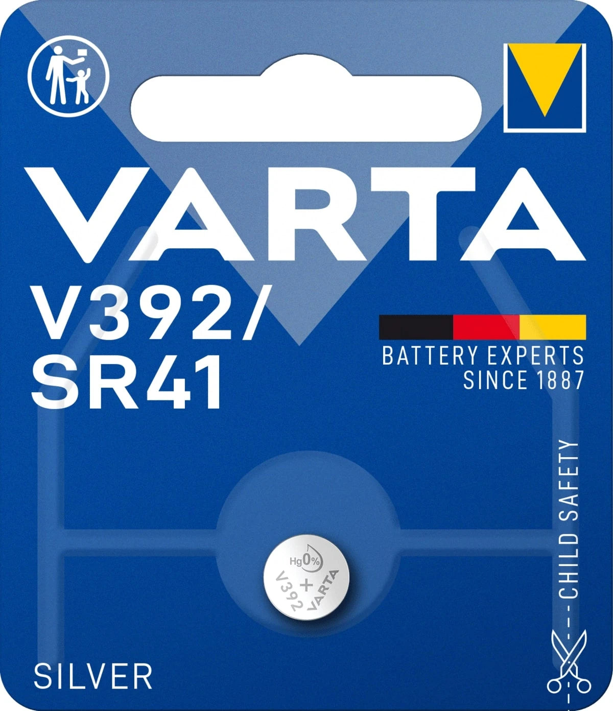 792428 | NE-102428 - Varta Button cell V392 1,55V Ø7,9x3,6mm