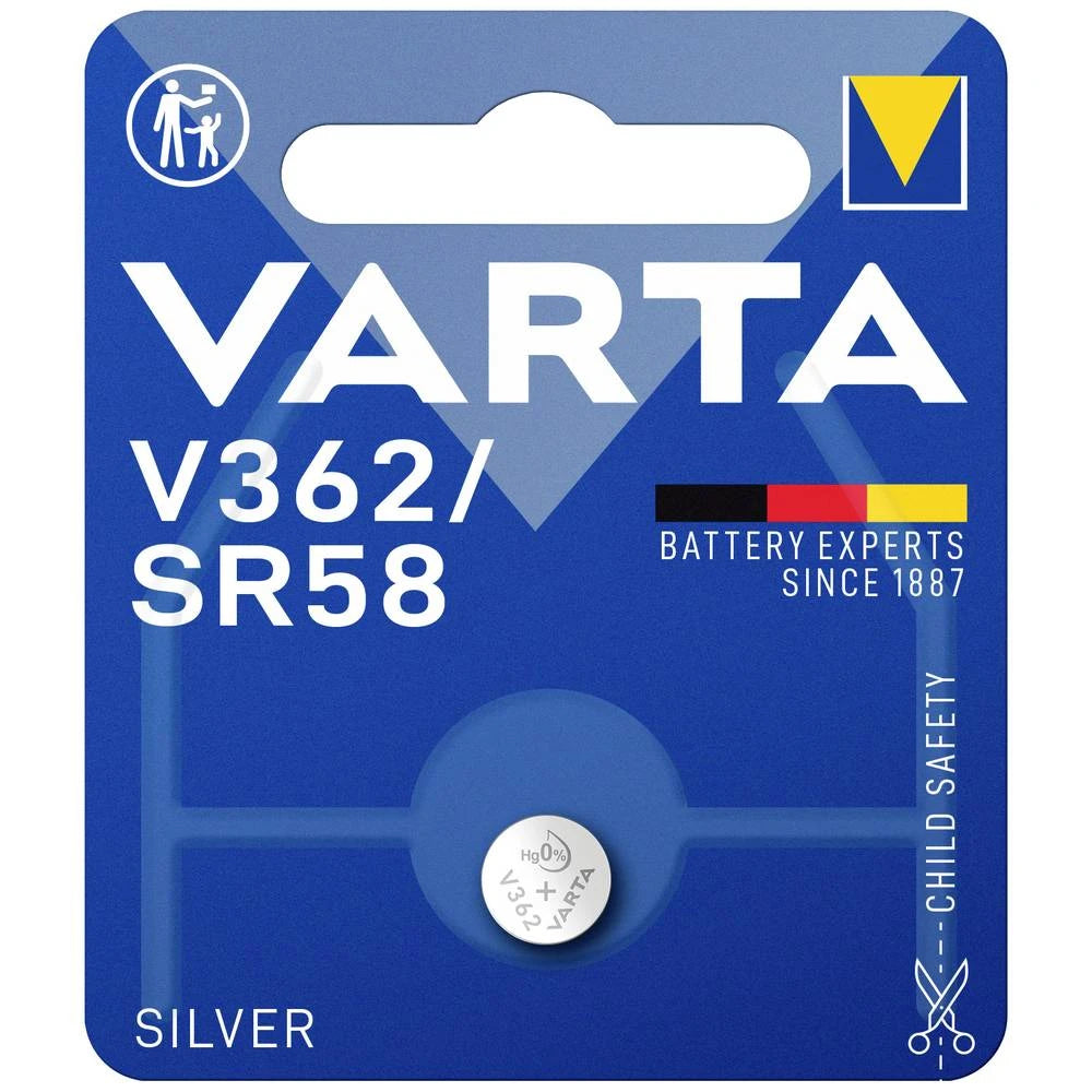 Varta Button cell V362 1,55V Ø7,9x2,1mm