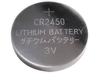 Button cell Lithium CR2450 3V Ø24x5,0mm