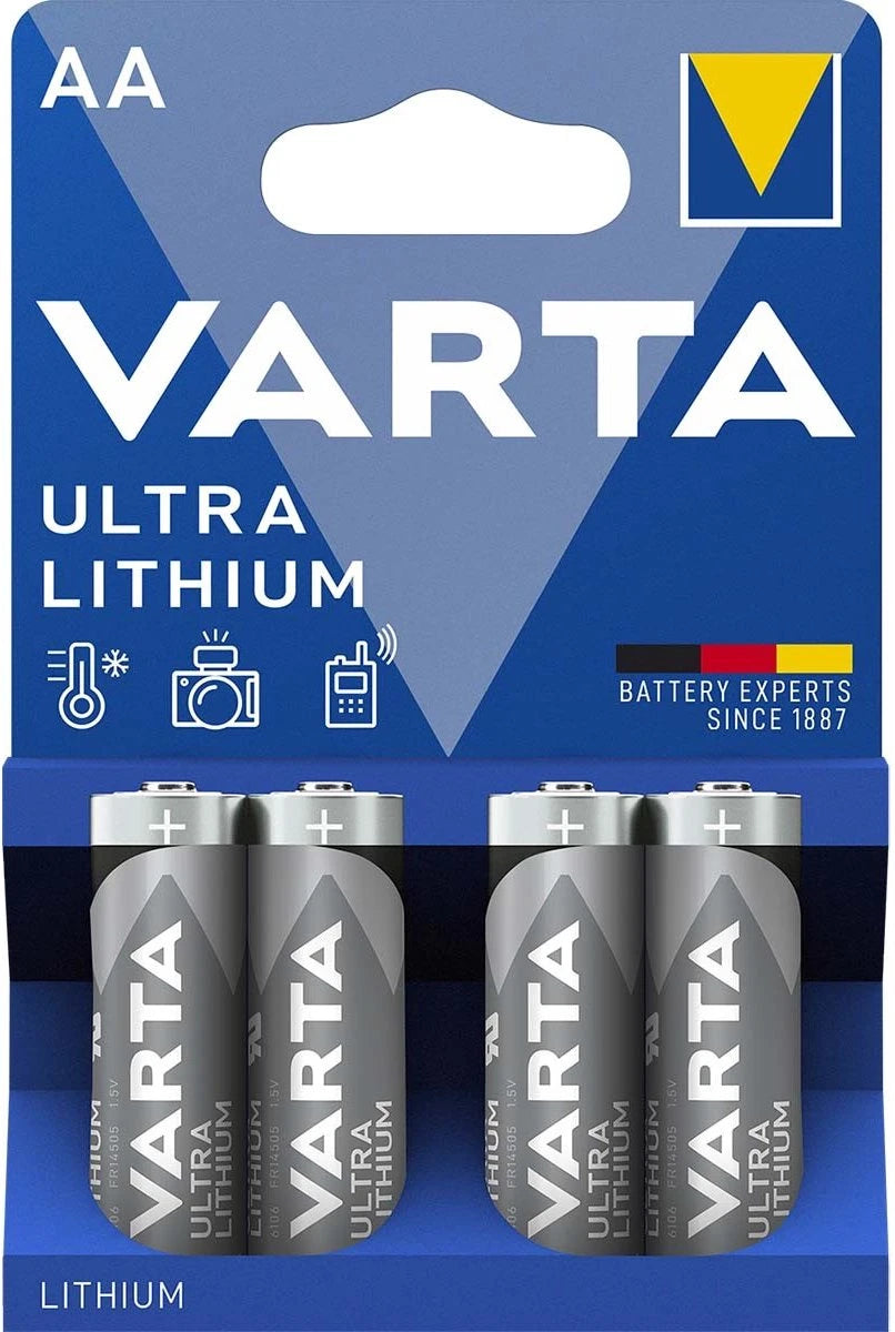 Varta Lithium Battery "penlite" LR6/AA, 1,5V