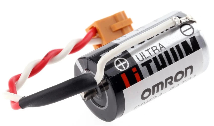 Battery Lithium (like Omron) CPM2A-BAT01 - 3,6V, with cable/connector