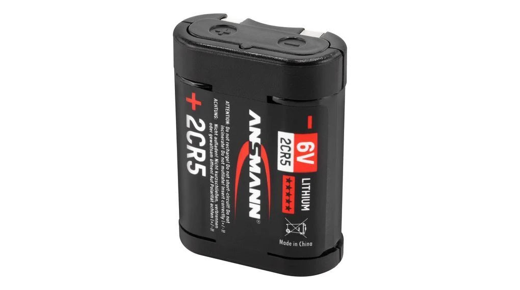 Ansmann Lithium battery 2-CR5M 6V 45x34x17mm