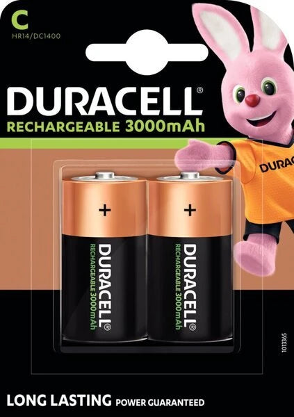 Duracell Rechargeable NiMh C/HR14 1,2V 3000 mAh