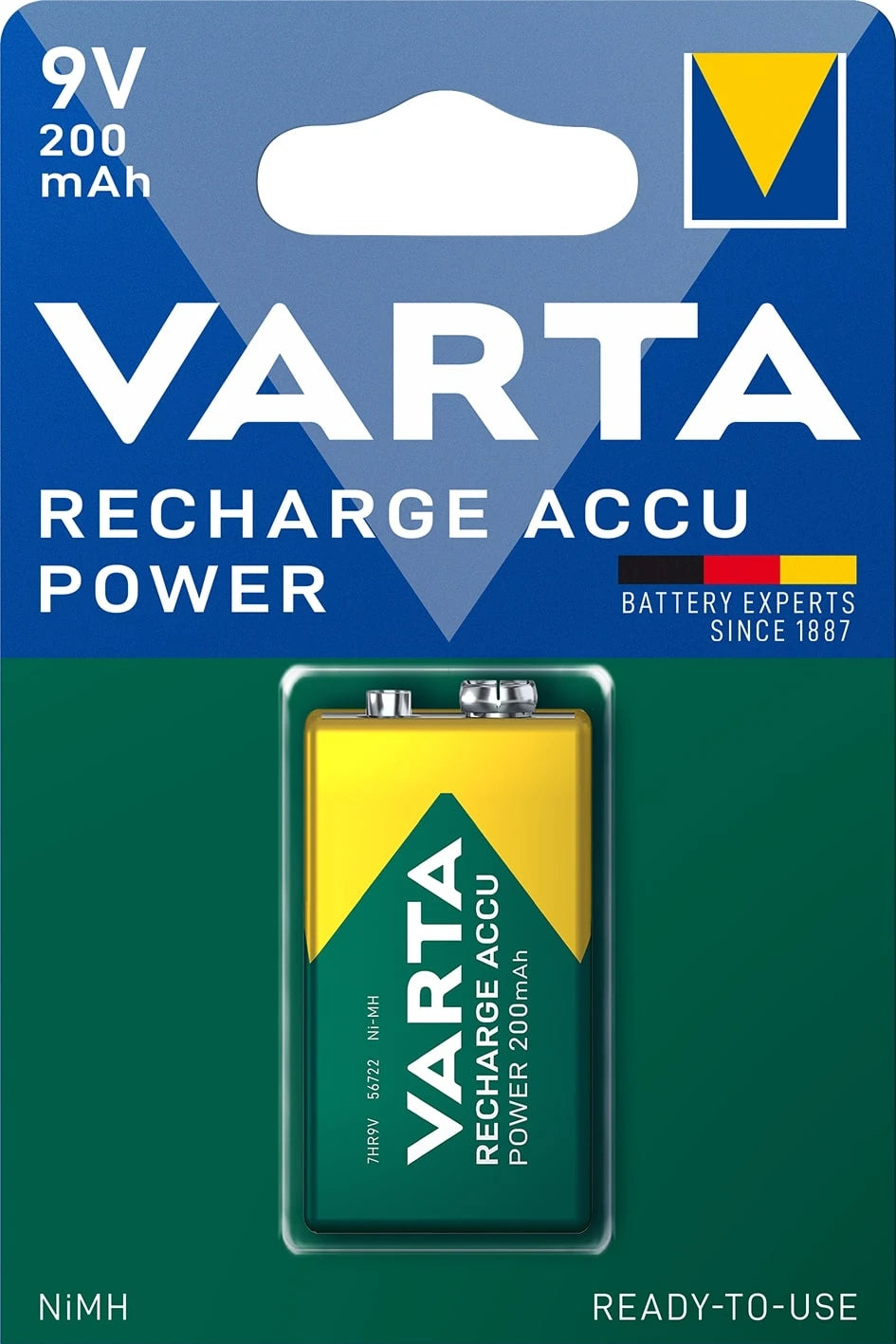 792457 | NE-102457 - Varta Rechargeable NiMh 8,4V 200mAh