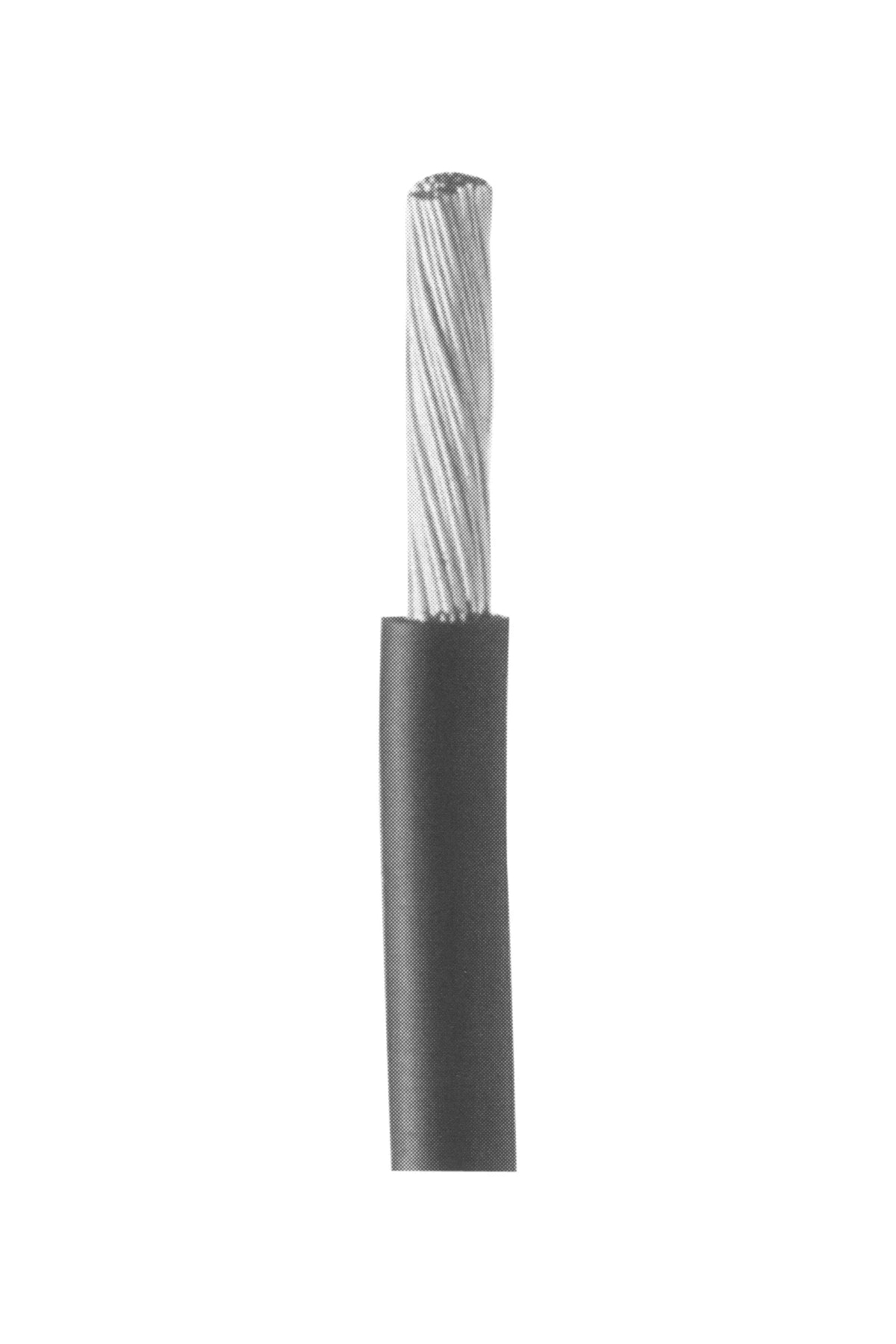 PVC insulated flexible cable 1x1,50 mm², Grey