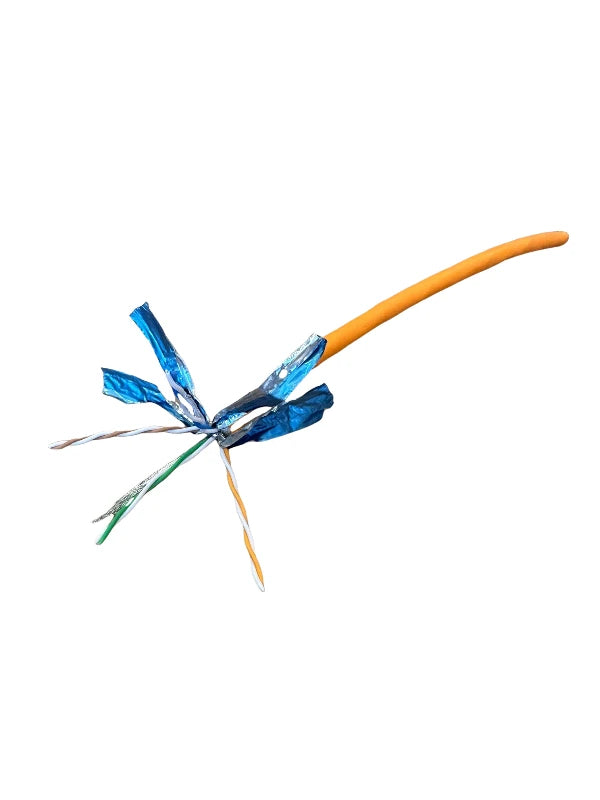 Data cable S/FTP-Cat7 with screen 4x2x0,138 mm (AWG23) Orange, with DNV-GL approval