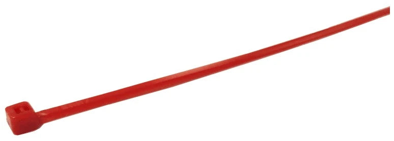 Plastic cable bands 385x4,8mm red