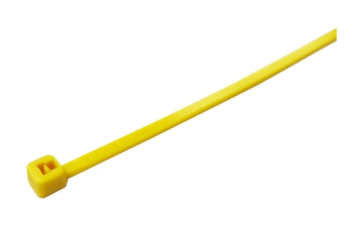 Plastic cable bands 385x4,8mm yellow