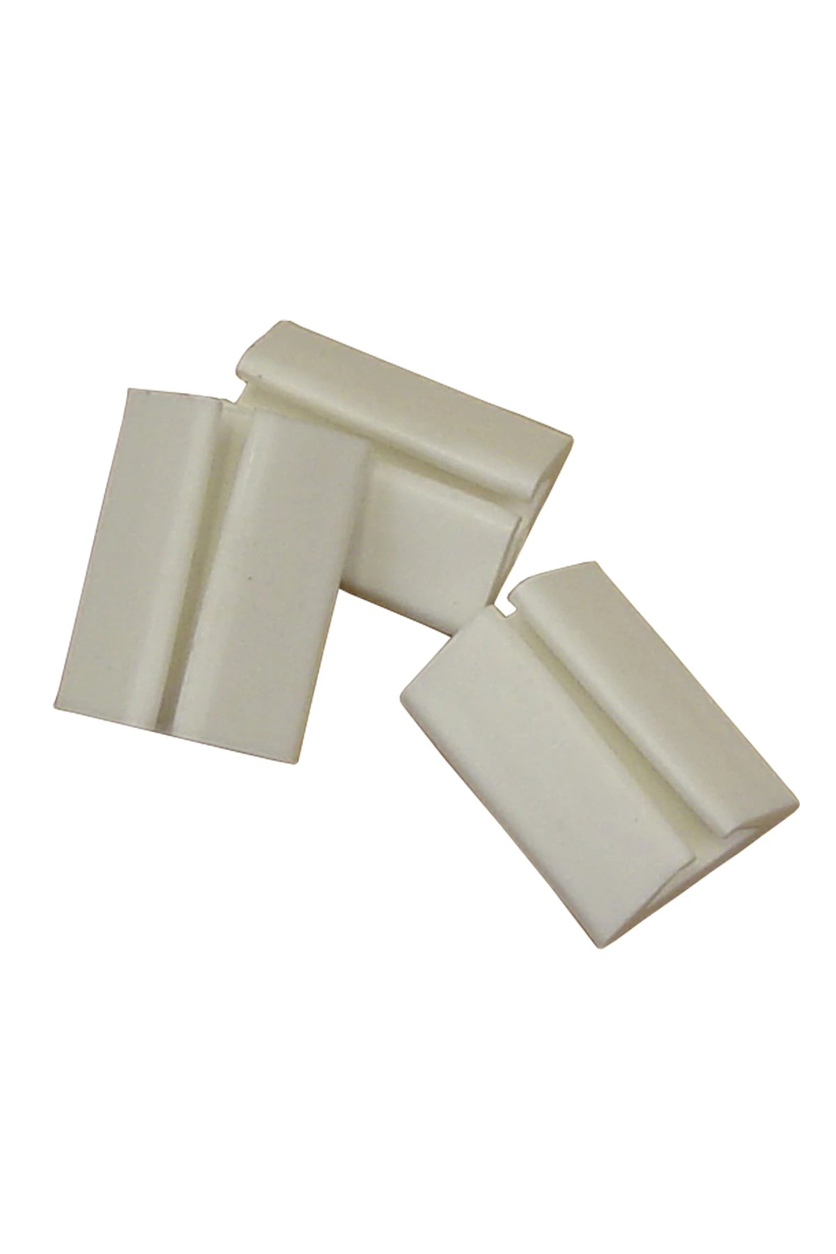 Adhesive cable clip white