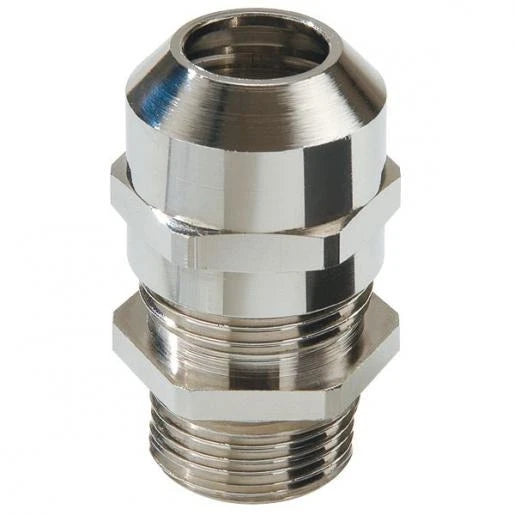 Cable glands PG 29 - 18,0-25,0mm IP68, brass nickel plated, long thread