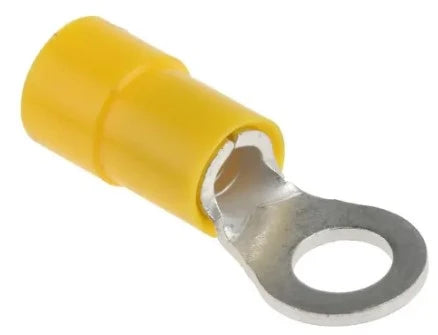 794709 | NE-104709 - Ring terminal M5 pressing type, yellow 2,7-6,6 mm²