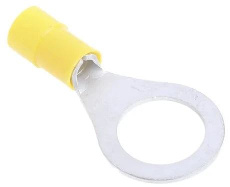 Ring terminal M12 pressing type, yellow 2,7-6,6 mm²