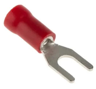 794531 | NE-104531 - Fork terminal M3 pressing type, red 0,25-1,6 mm²