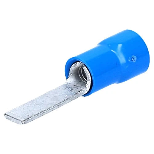 794563 | NE-104563 - Flat Pin terminal 3mm pressing type, blue 1-2,6 mm²