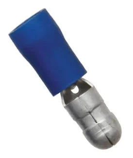 Terminal male plug 5mm pressing type, blue 1-2,6 mm²