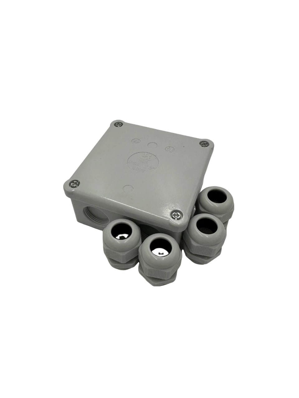 794833 | NE-104833 - Universal junction box PG16 grey IP54 95x95x45mm with 4 glands