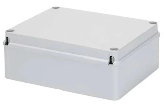 Plain Plastic Junction Box undrilled IP56, 200x154x79 mm