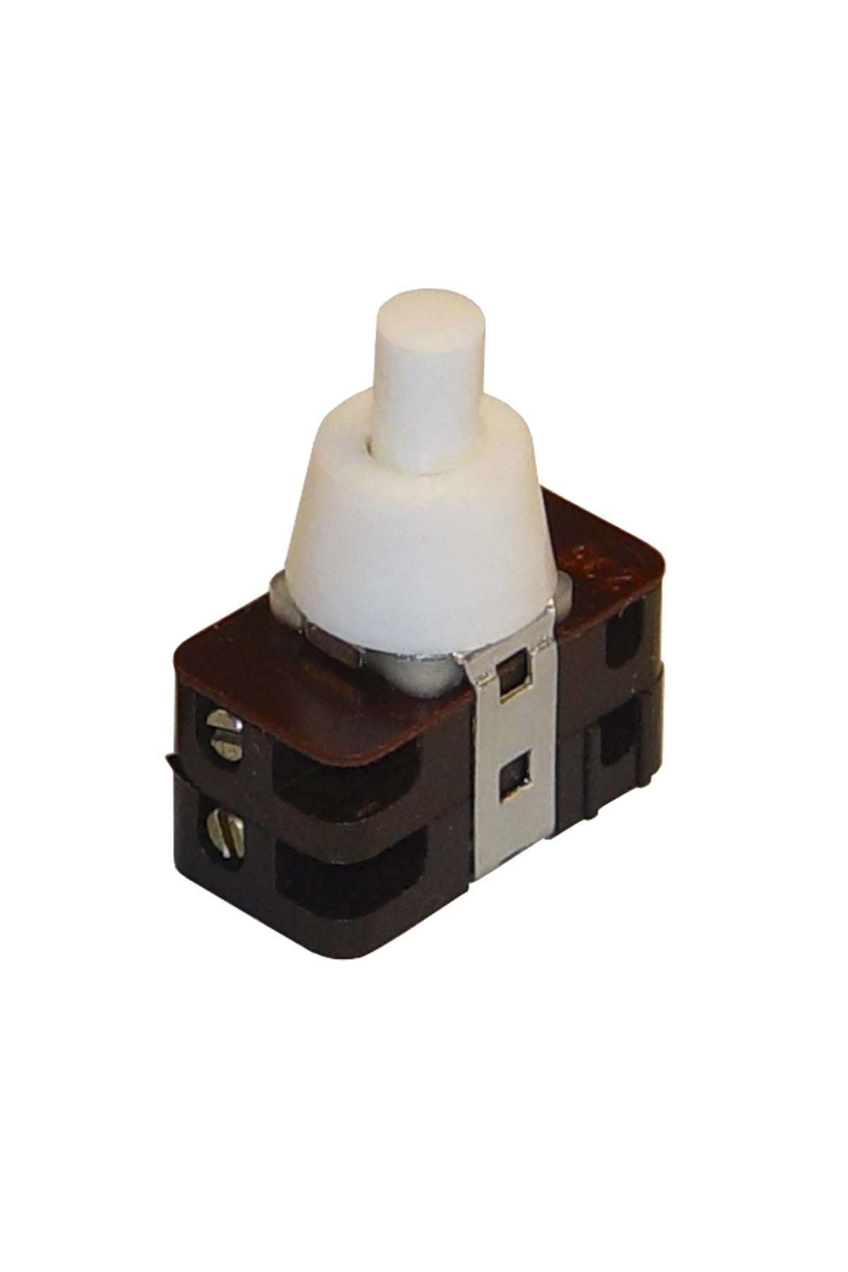 Push button switch 2 poles flush mntg