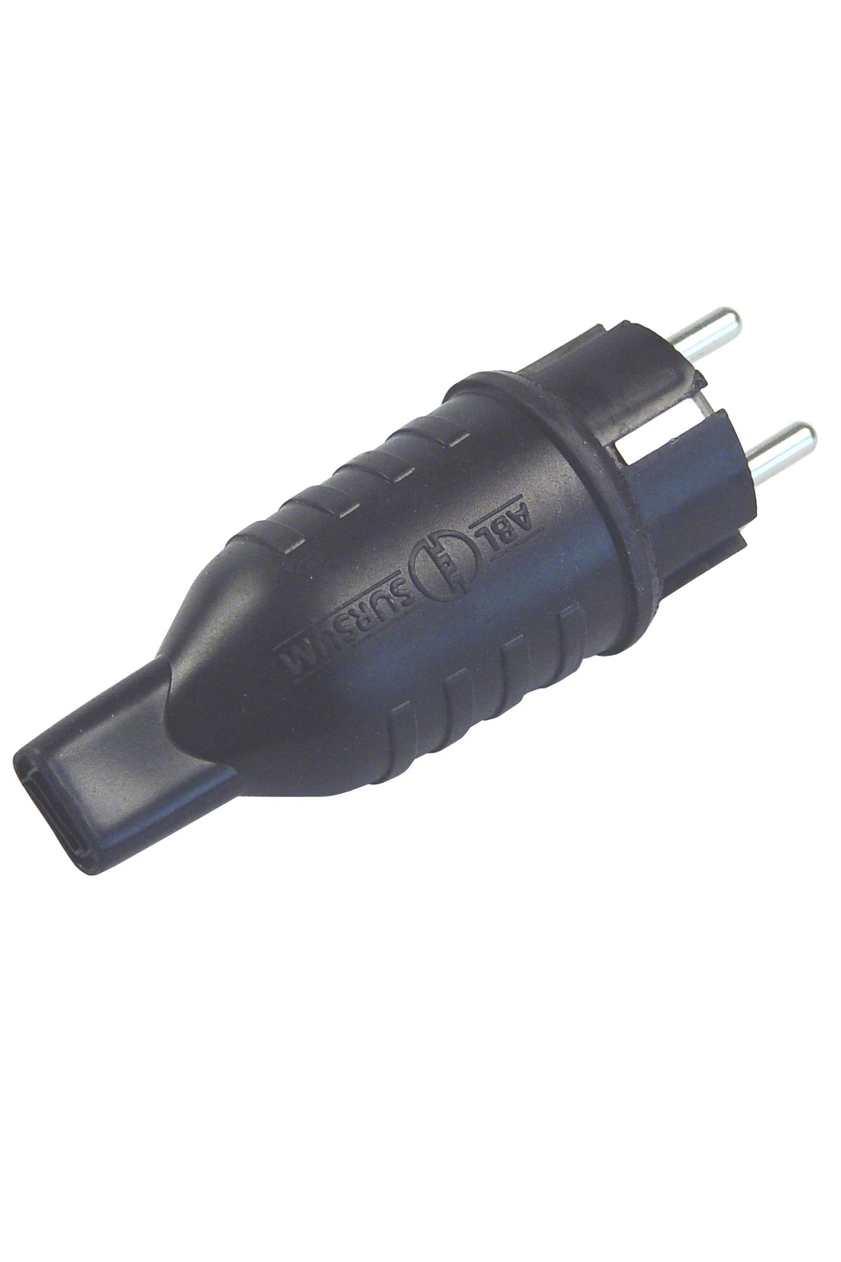 PVC black Plug 2-pole/ male, for illumination cable