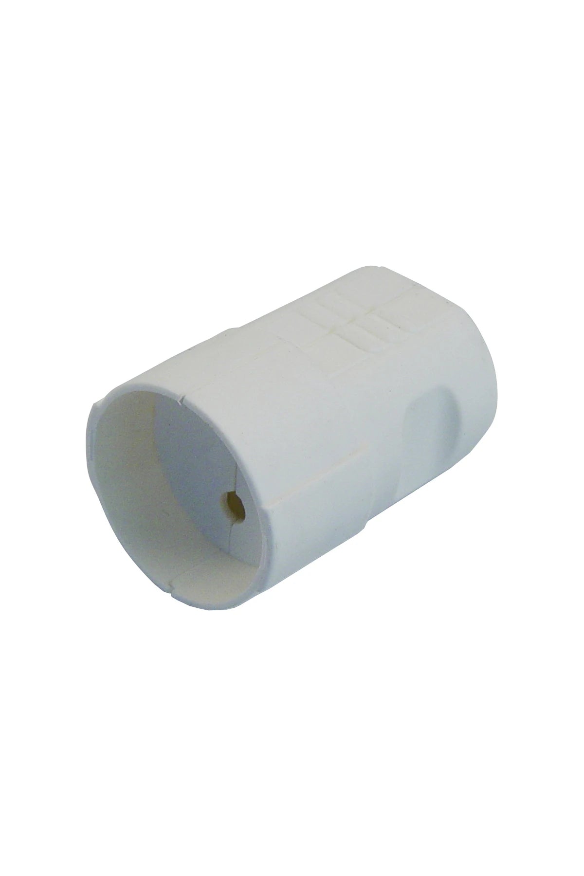 Plug 2-pole female, white