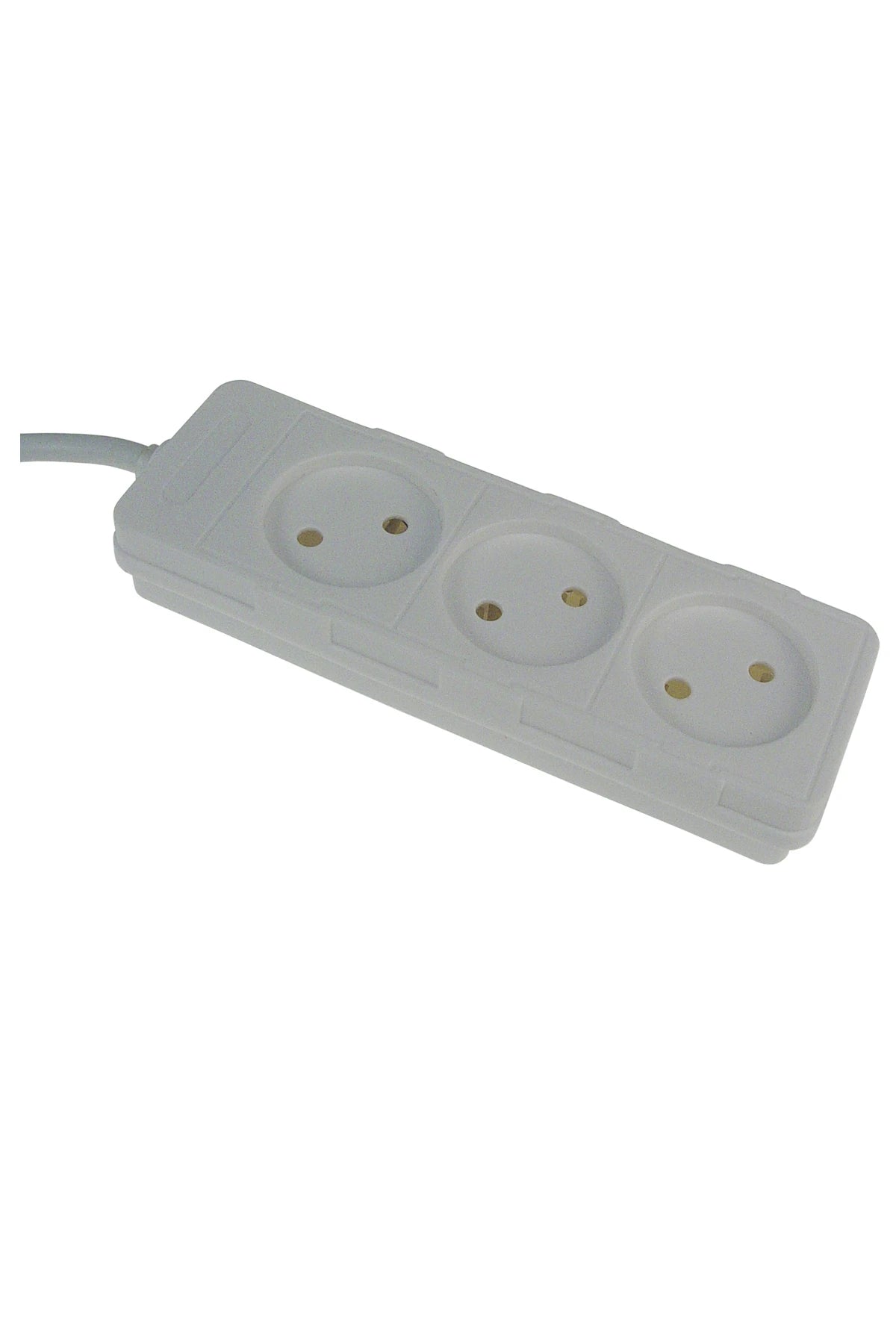 Table Receptacle 3-way with cable 1,5mtr + plug