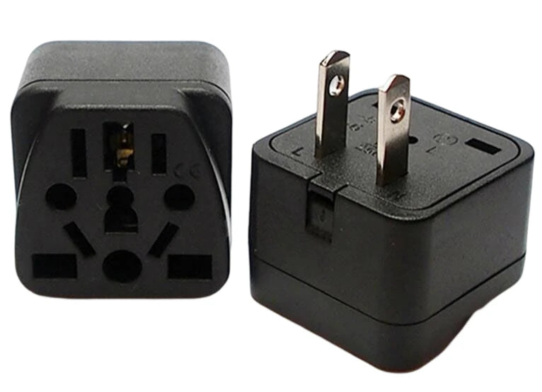 792960 | NE-102960 - Adaptor-plug traveling plug 2xflat American to USA, JP, UK, Aus, IT, CH