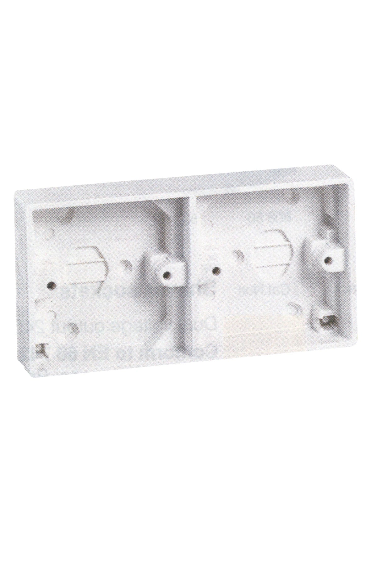 Surface Mounting box 2-gang for English flush material