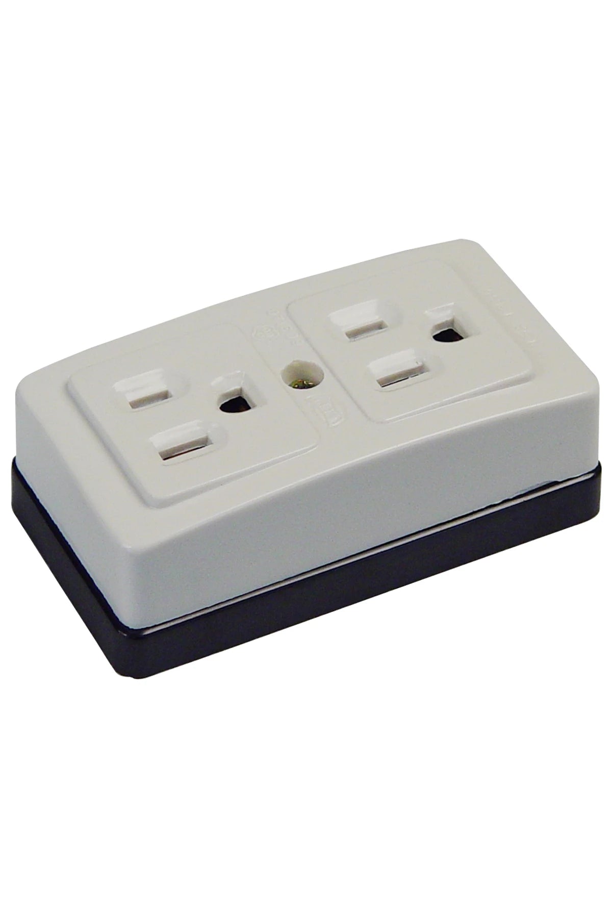 792977 | NE-102977 - Japanese Receptacle 2x flat+U for 2-plugs, Wall/Table-type