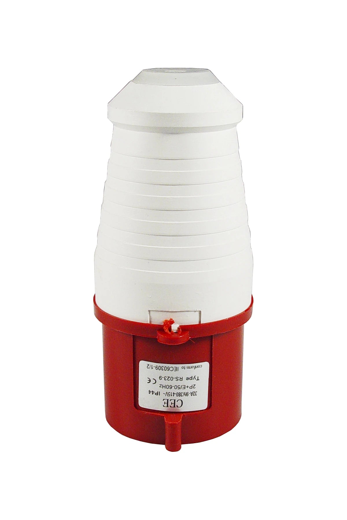 CEE Male Plug 380/415V 32A 2P+earth 9H, IP44