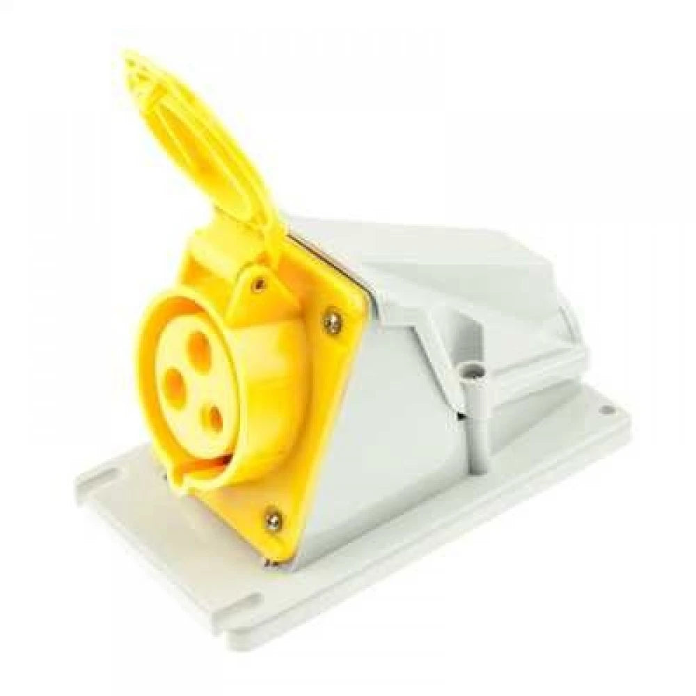 CEE Receptacle 110V 32A 3P+earth 4H, IP44