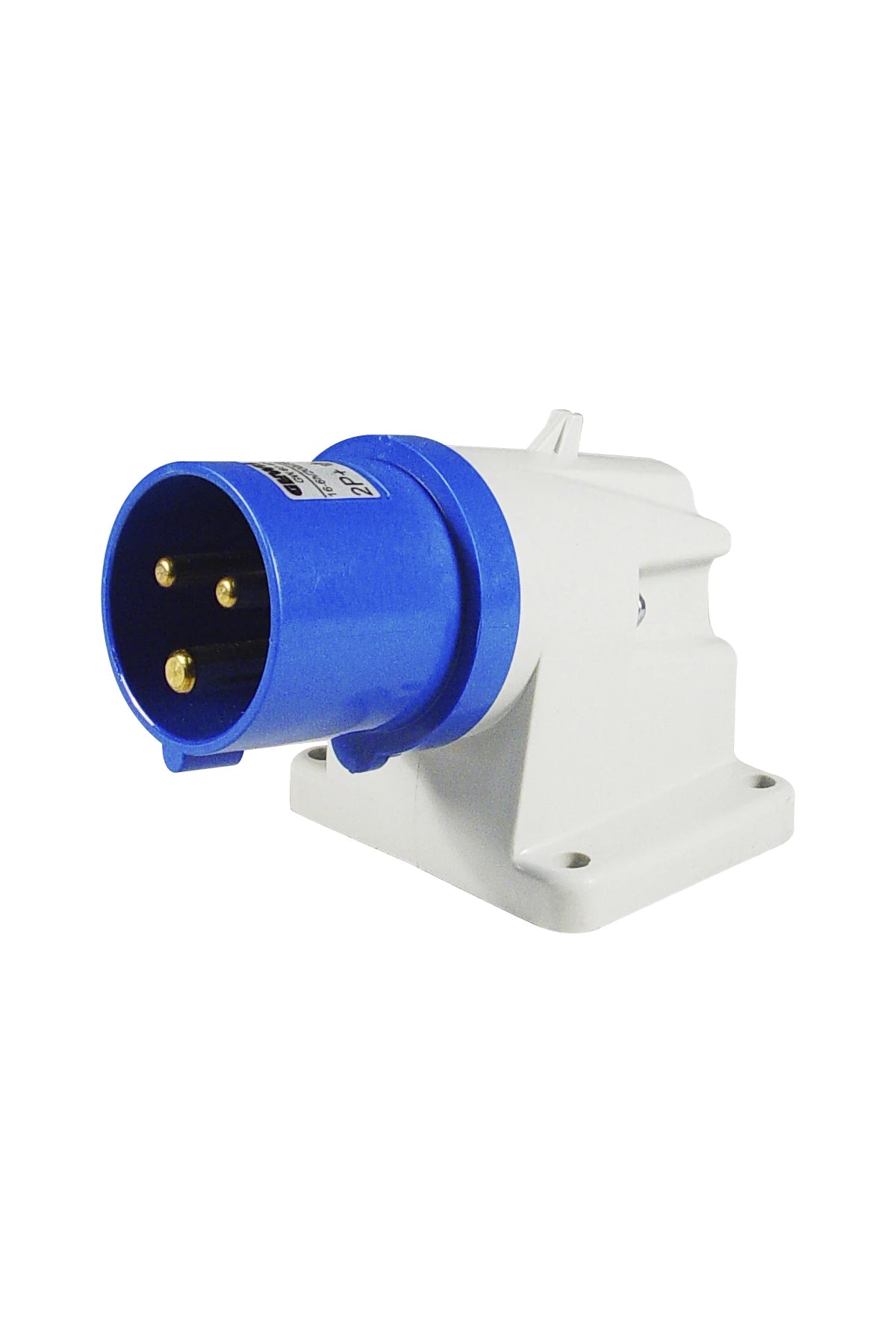 CEE Receptacle with Pins 220V 16A 2P+earth 6H, IP44