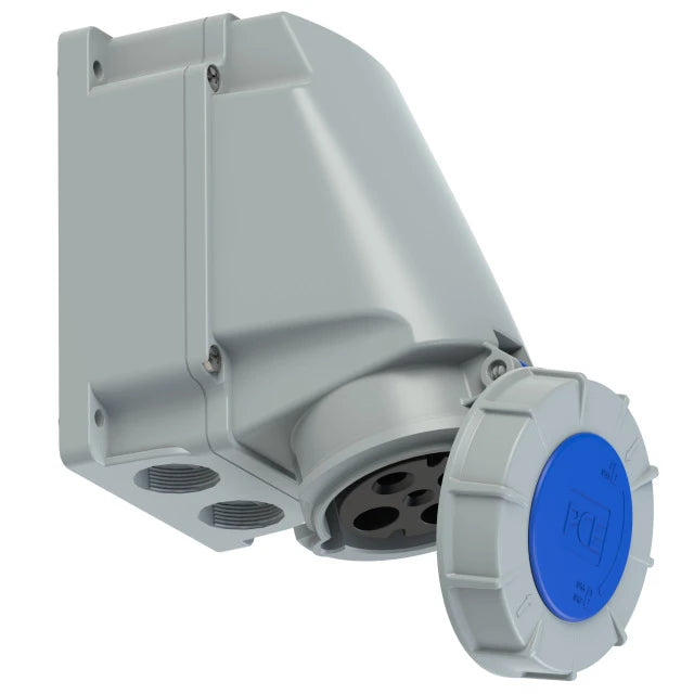 CEE Receptacle 220V 63A 3P+earth 9H, IP67