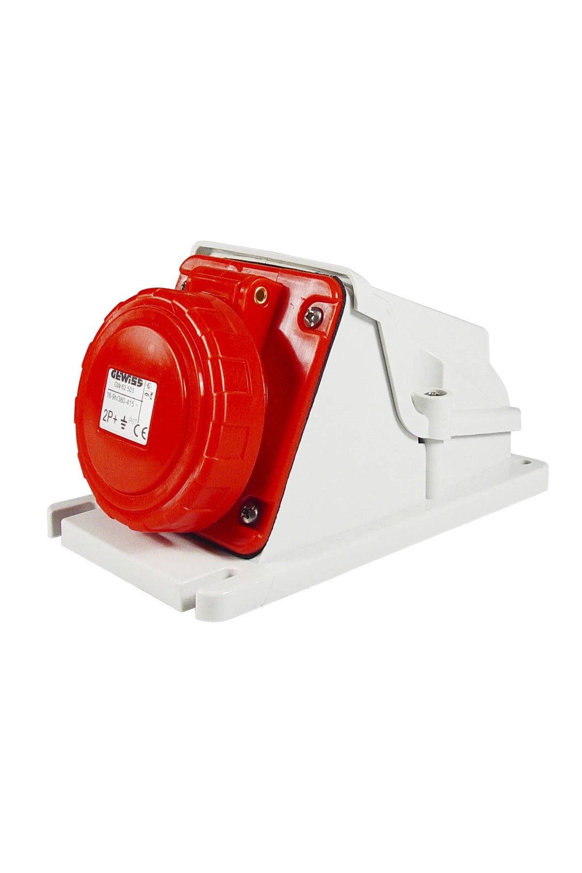 CEE Receptacle 380/415V 16A 2P+earth 9H, IP67