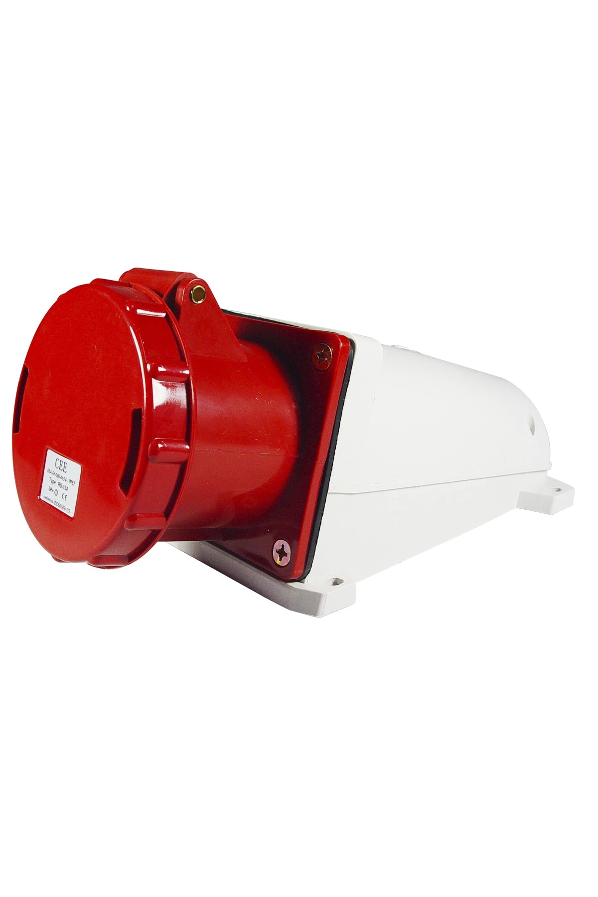 CEE Receptacle 380/415V 63A 2P+earth 9H, IP67