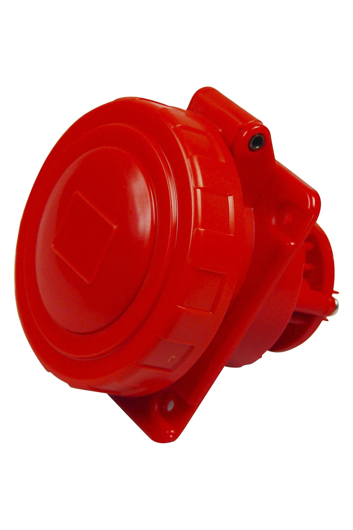 CEE Container Flush receptacle 380/440V 32A 3P+A 3H, IP67 10°