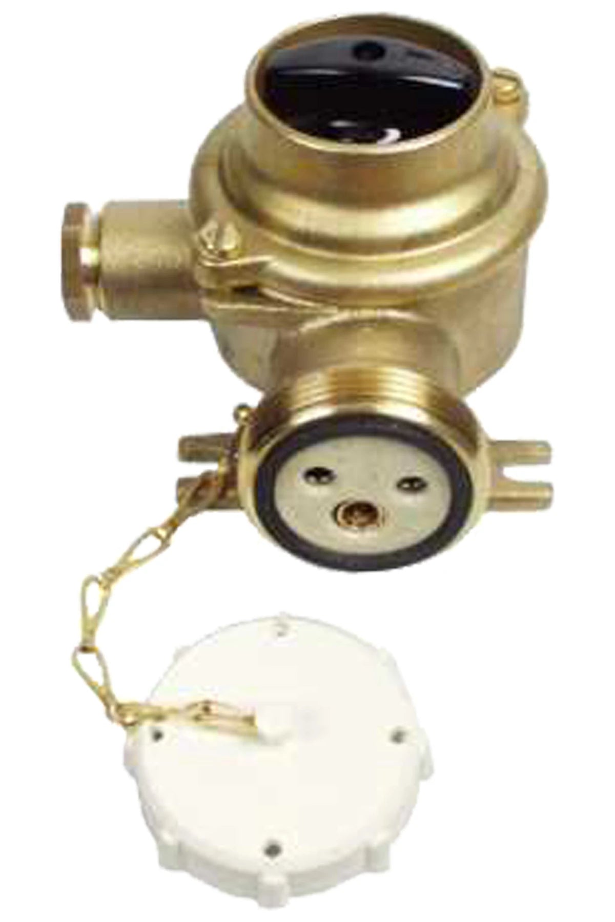 HNA cast brass receptacle -0 220V with switch