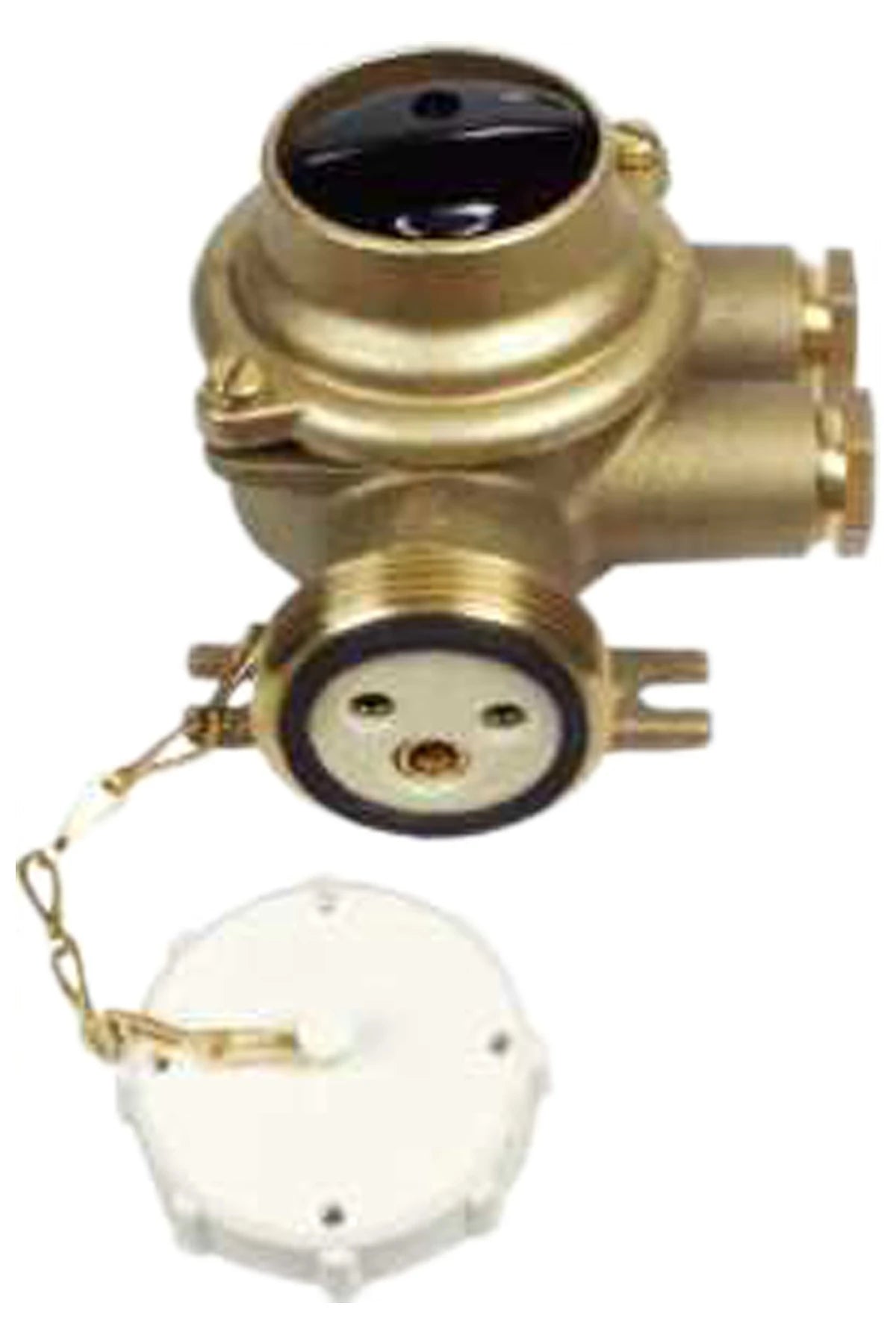 HNA cast brass receptacle 0= 220V with switch