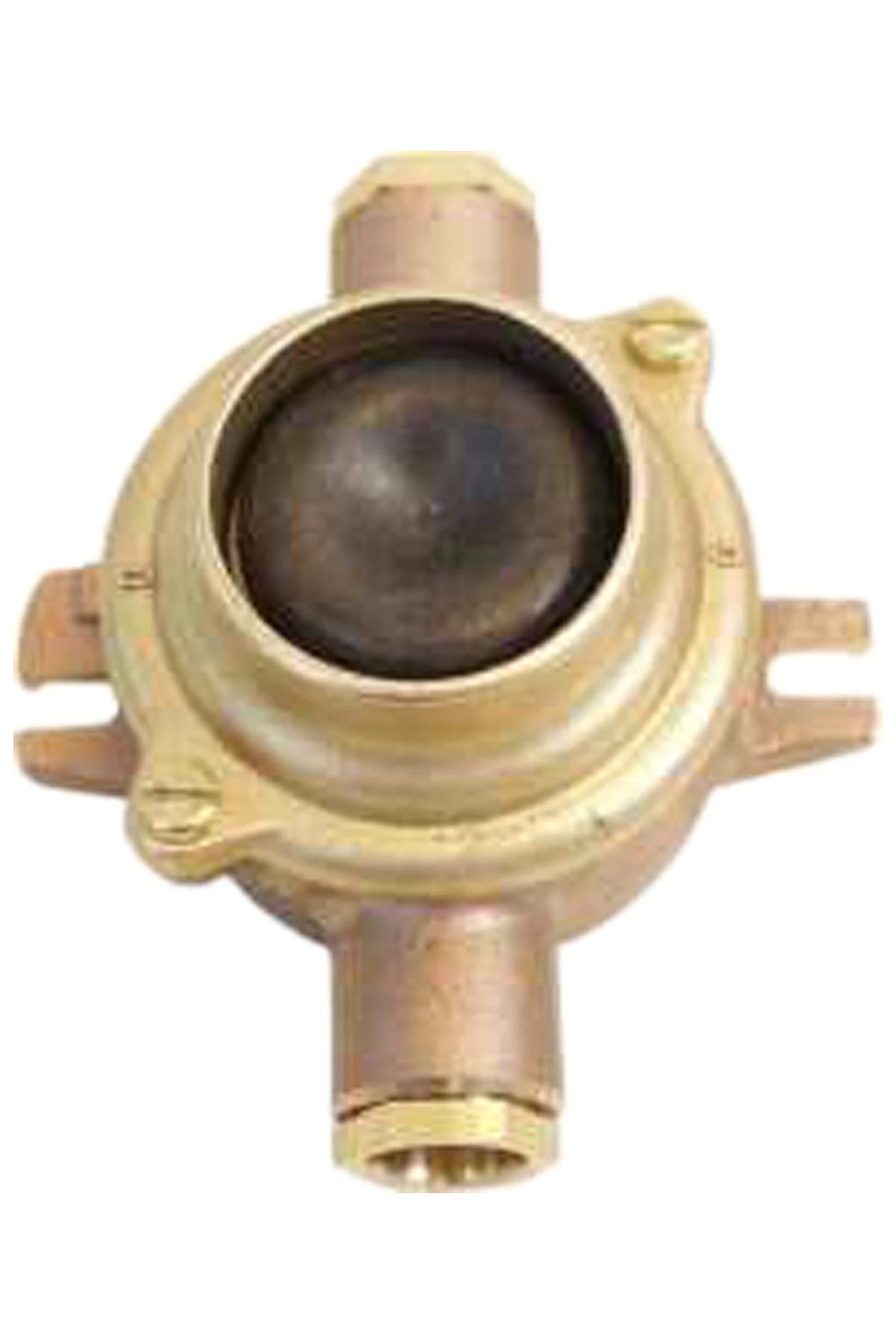 HNA cast brass Push-button switch -0- 1mk/1br 10Amp