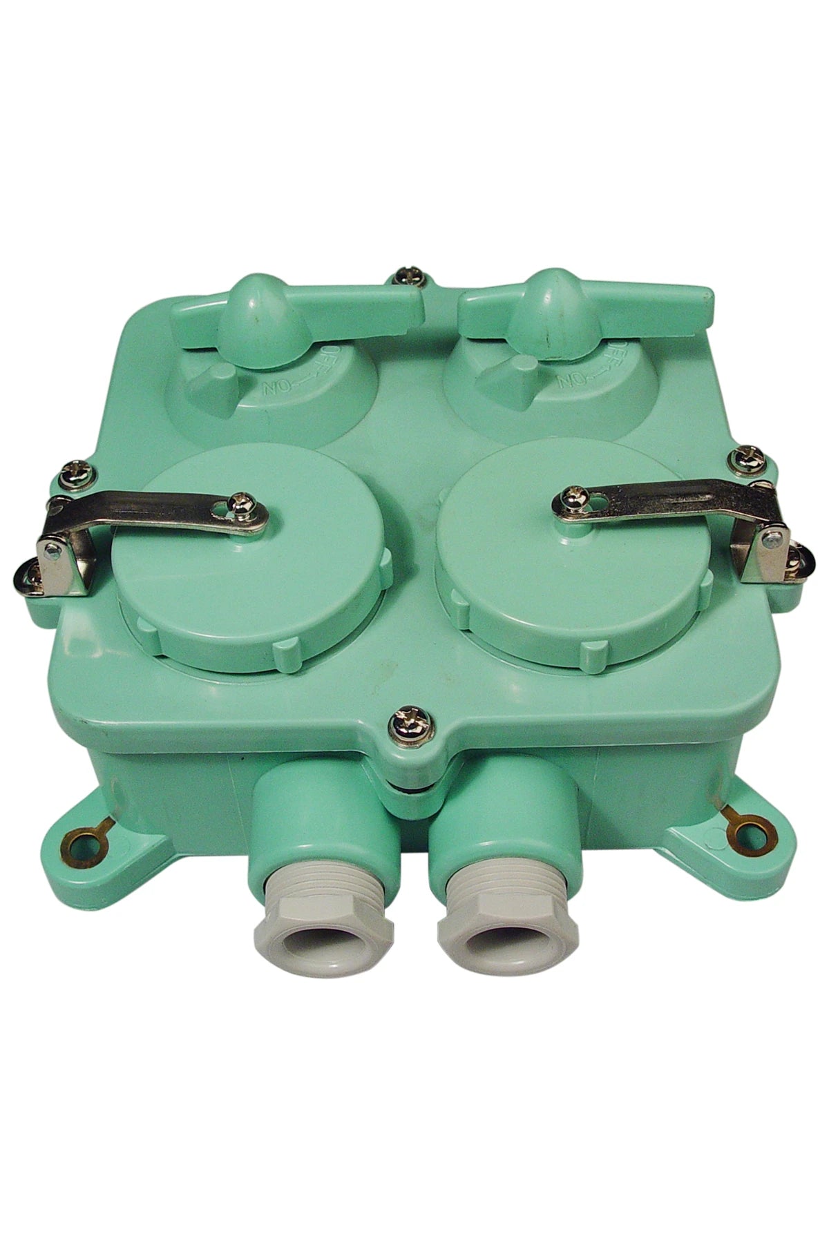 792832 | NE-102832 - Japanese Cargo Receptacle/Switch 2P+Earth 20A. for 2-plugs, Synthetic Resin